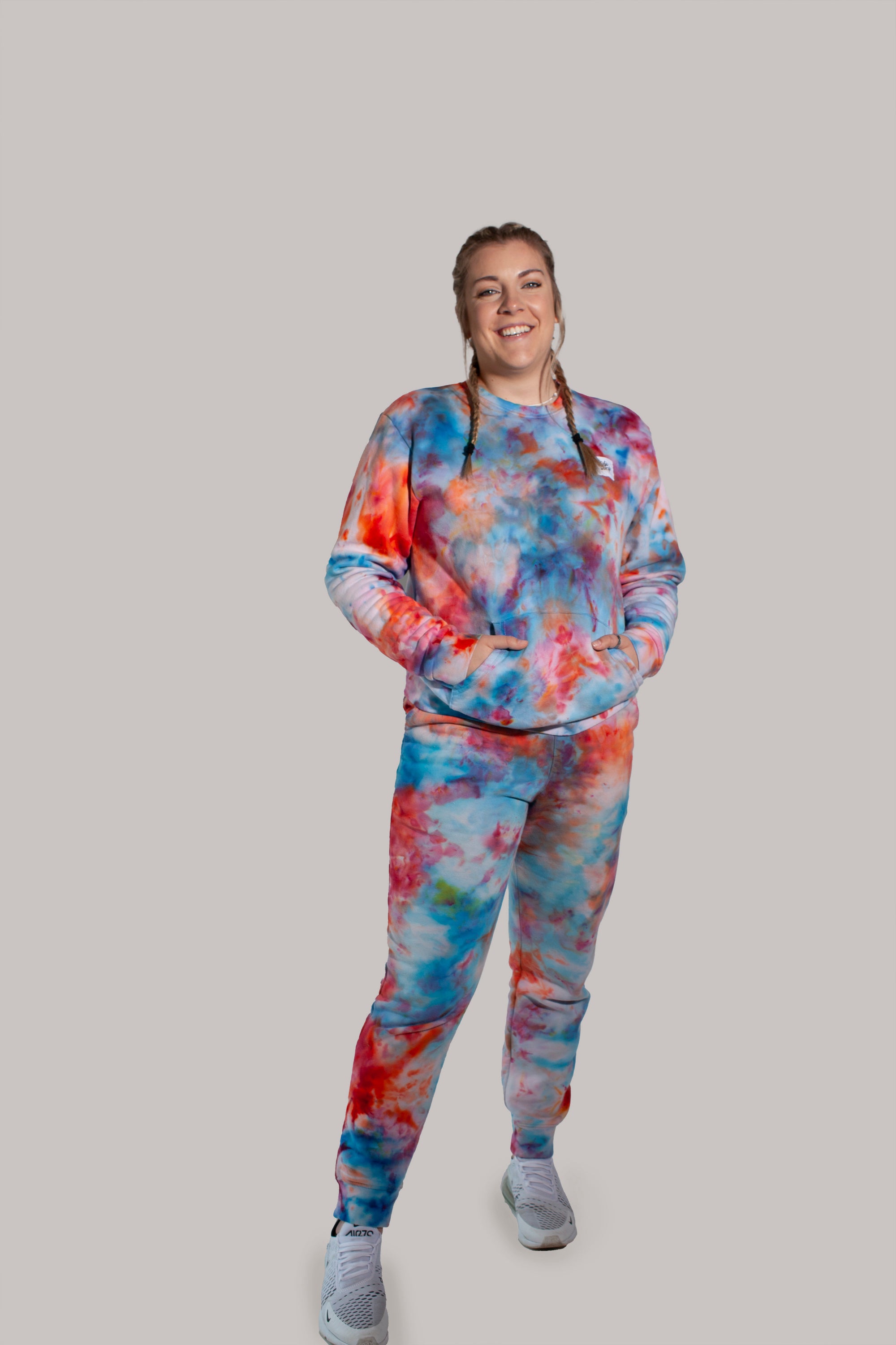 Lids Utah Jazz Concepts Sport Women's Velodrome Tie-Dye Top & Jogger Pants  Set